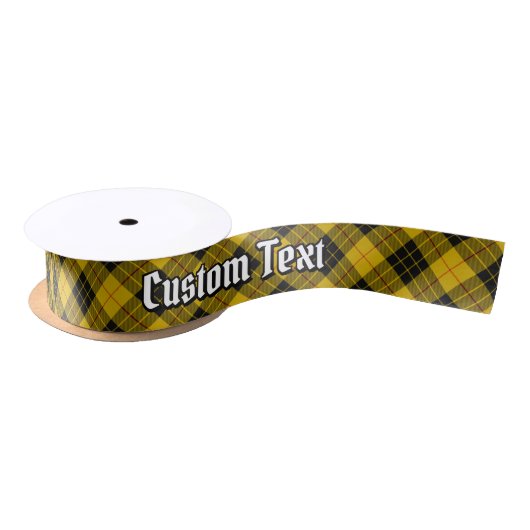 Clan Macleod van Lewis Tartan Satijnen Lint (Spoel)