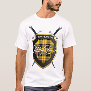 Clan MacLeod van Lewis Tartan Schots Schild T-shirt