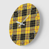 Clan MacLeod van Lewis Tartan Scottish Dream Clock Grote Klok (Hoek)