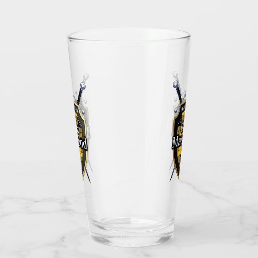 Clan MacLeod van Lewis Tartan Shield Glas (Rechts)