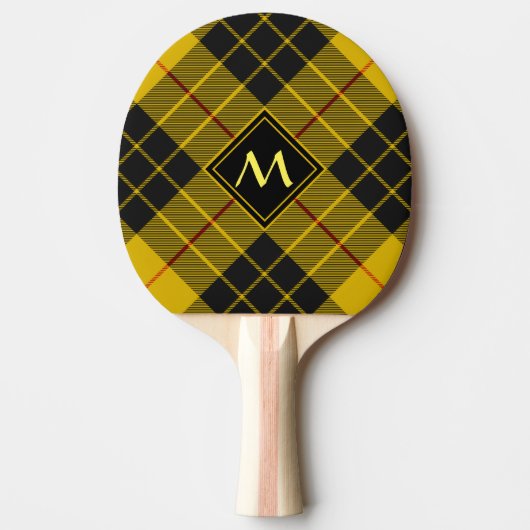 Clan Macleod van Lewis Tartan Tafeltennisbatje (Voorkant)