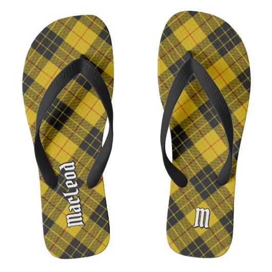 Clan Macleod van Lewis Tartan Teenslippers (Voetbed)