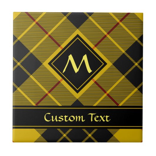 Clan Macleod van Lewis Tartan Tegeltje (Voorkant)