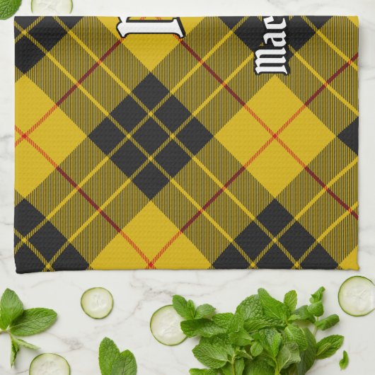 Clan Macleod van Lewis Tartan Theedoek (Gevouwen)