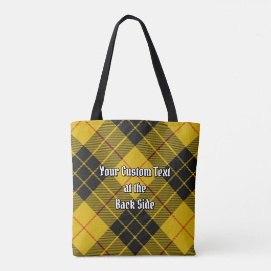 Clan Macleod van Lewis Tartan Tote Bag (Achterkant)