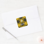 Clan Macleod van Lewis Tartan Vierkante Sticker (Envelop)