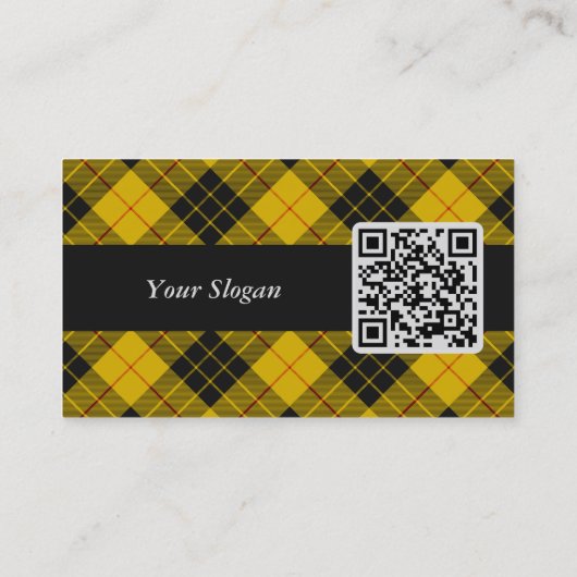 Clan Macleod van Lewis Tartan Visitekaartje (Achterkant)