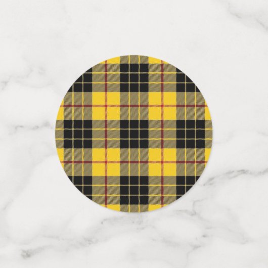 Clan MacLeod van Lewis viert Tartan Confetti (Kleine voorkant)