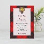 Clan MacLeod van Raasay Crest Kaart (Staand voorkant)