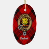 Clan MacLeod van Raasay Crest Keramisch Ornament (Rechts)