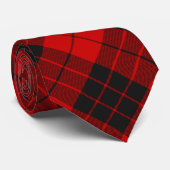 Clan MacLeod van Raasay Crest over Tartan Stropdas (Opgerold)