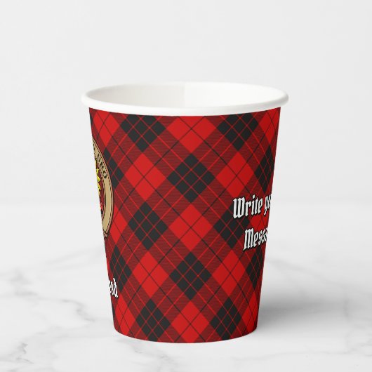 Clan MacLeod van Raasay Crest Papieren Bekers (Links)