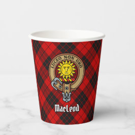 Clan MacLeod van Raasay Crest Papieren Bekers