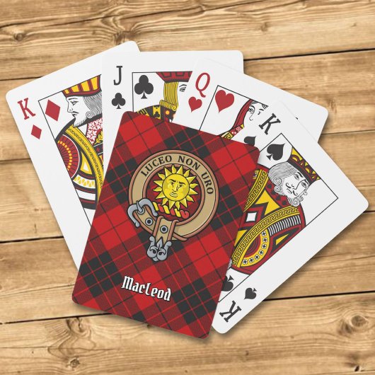 Clan MacLeod van Raasay Crest Pokerkaarten