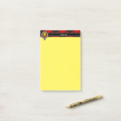 Clan MacLeod van Raasay Crest Post-it® Notes (Op bureau)
