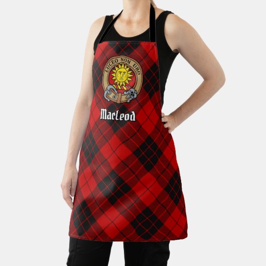 Clan MacLeod van Raasay Crest Schort (Insitu)