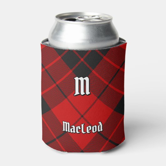 Clan Macleod van Raasay Tartan Blikjeskoeler (Blikje Voorkant)