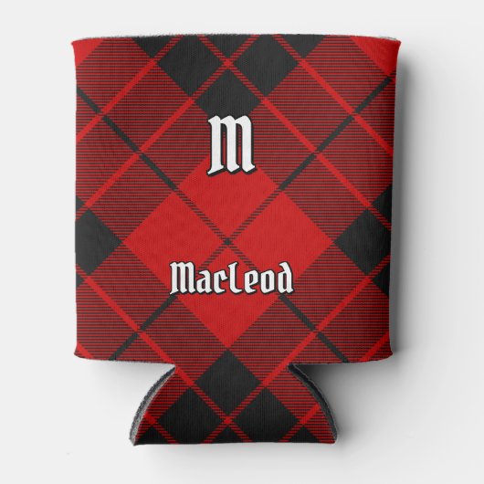 Clan Macleod van Raasay Tartan Blikjeskoeler (Voorkant)
