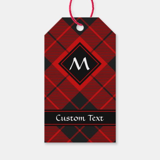 Clan Macleod van Raasay Tartan Cadeaulabel (Voorkant)