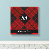 Clan Macleod van Raasay Tartan Canvas Afdruk (Insitu (Houten vloer))