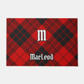 Clan Macleod van Raasay Tartan Deurmat (Voorkant)