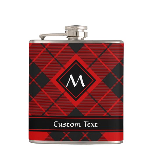 Clan Macleod van Raasay Tartan Heupfles (Voorkant)