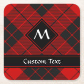 Clan Macleod van Raasay Tartan Kartonnen Onderzetters (Voorkant)