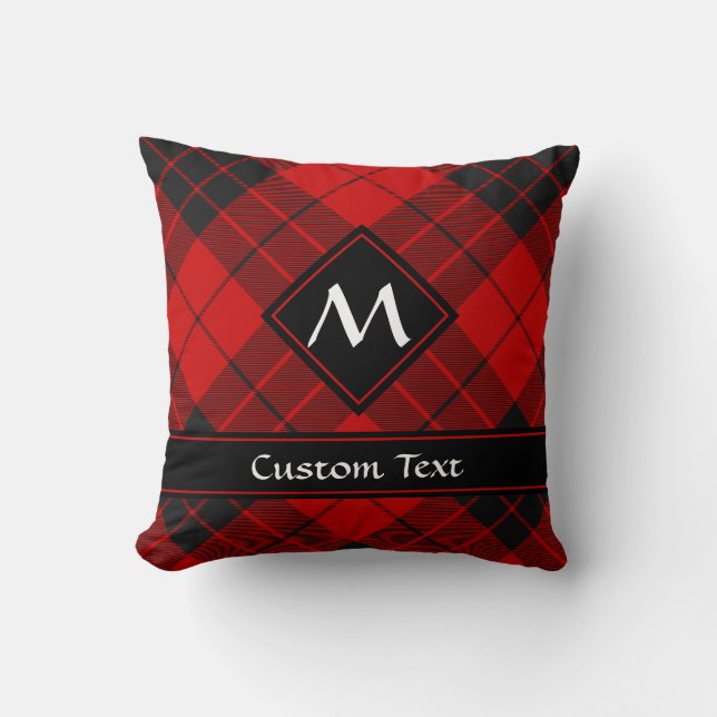 Clan Macleod van Raasay Tartan Kussen (Voorkant)