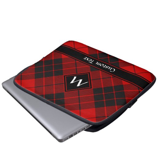 Clan Macleod van Raasay Tartan Laptop Sleeve (Voorkant onderkant)