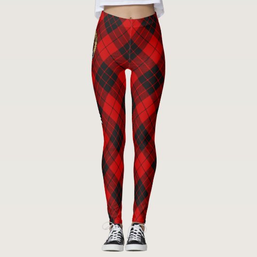 Clan Macleod van Raasay Tartan Leggings (Voorkant)