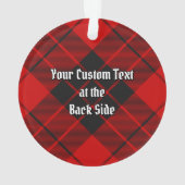 Clan Macleod van Raasay Tartan Ornament (achterkant)