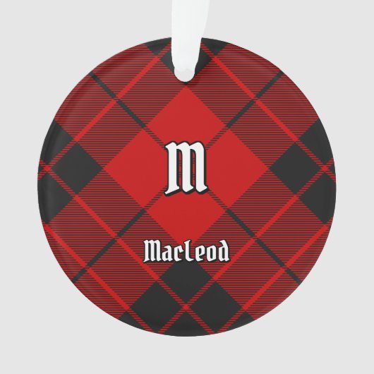 Clan Macleod van Raasay Tartan Ornament (voorkant)