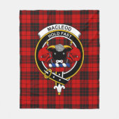 Clan MacLeod Van Raasay Tartan Plaid Fleece Deken (Voorkant)