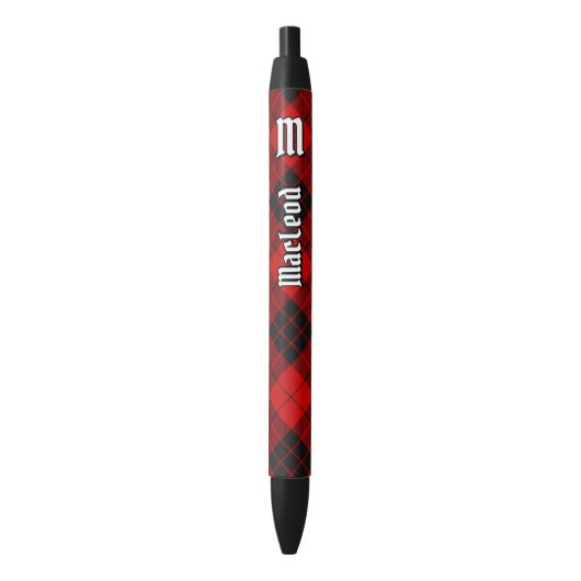 Clan Macleod van Raasay Tartan Rode Inkt Pen (Voorkant Verticaal)