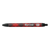 Clan Macleod van Raasay Tartan Rode Inkt Pen (Voorkant)