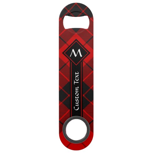 Clan Macleod van Raasay Tartan Speed Flessenopener (Voorkant)