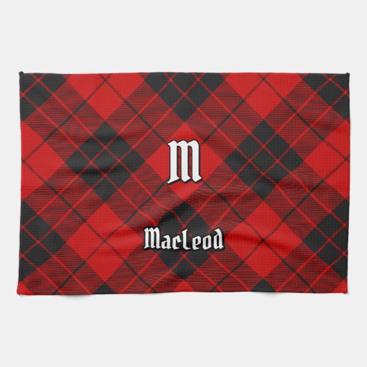 Clan Macleod van Raasay Tartan Theedoek (Horizontaal)