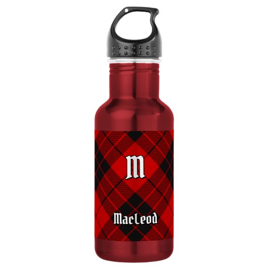 Clan Macleod van Raasay Tartan Waterfles (Voorkant)