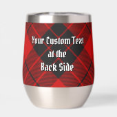 Clan MacLeod van Raasay Wapen over Tartan (Achterkant)