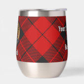 Clan MacLeod van Raasay Wapen over Tartan (Links)