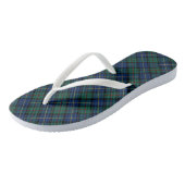 Clan MacLeod van Skye Tartan Blue en Green Pset Teenslippers (Schuin)