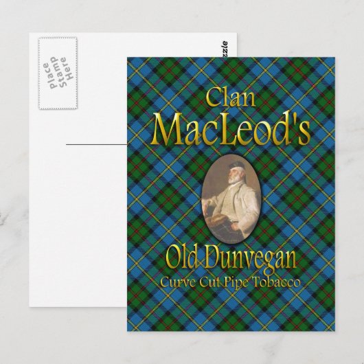 Clan MacLeod's Old Dunvegan Pipe Tobacco Briefkaart (Voorkant / Achterkant)
