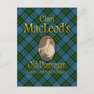 Clan MacLeod's Old Dunvegan Pipe Tobacco Briefkaart