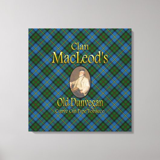 Clan MacLeod's oude Dunvegan pijptabak Canvas Afdruk (Voorkant)