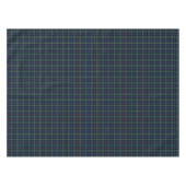 Clan Maclolm Donkerblauw en Groen Schots Tartan Tafelkleed (Voorkant (Horizontaal))