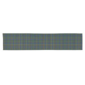 Clan MacMillan Blauw en Groen Modern Tartan Korte Tafelloper (Horizontaal)
