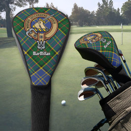 Clan MacMillan Crest over de jacht op Tartan Golfheadcover