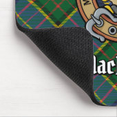 Clan MacMillan Crest over de jacht op Tartan Muismat (Hoek)