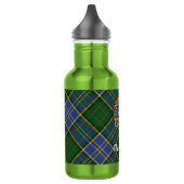 Clan MacMillan Crest over Hunting Tartan Waterfles (Links)