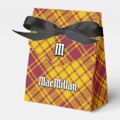 Clan MacMillan Crest over jurk Tartan Bedankdoosjes (Voorkant Zijde)